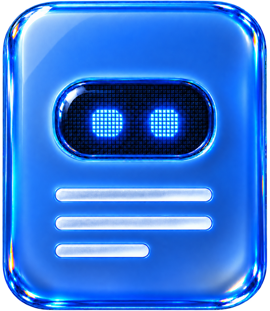 Glass logo